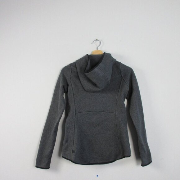 Lululemon Fleece & Thank You Pullover Women Sweatshirt 2 Grey 1/2 Zip Fleece 412 - Picture 2 of 10